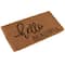 Hello Honey® Black & Brown Hello Beautiful Natural Coir Doormat